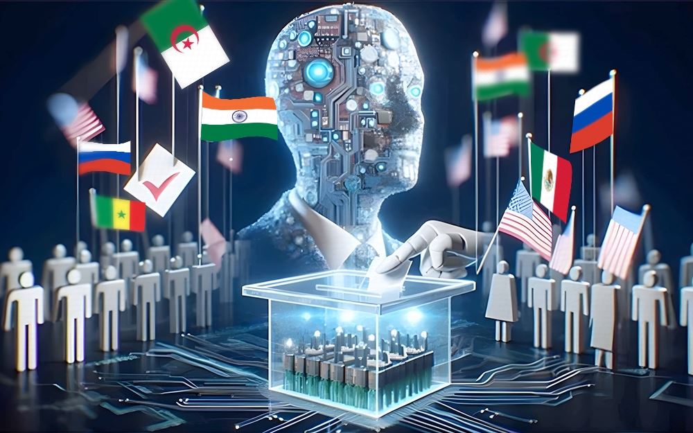 انتخابات في 77 دولة خلال 2024: هل يربحها الذكاء الاصطناعي؟