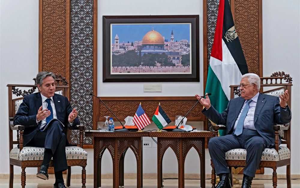 الرئيس الفلسطينيّ لبلينكن: أنتم عزّزتم “حماس”